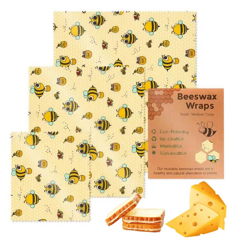 Beeswax Food Wrap - لف شمع العسل لتغليف طعام المطبخ
