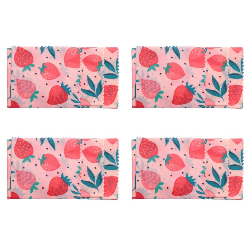 Beeswax Food Wrap - B62B-4Set غطاء قماشي من شمع النحل