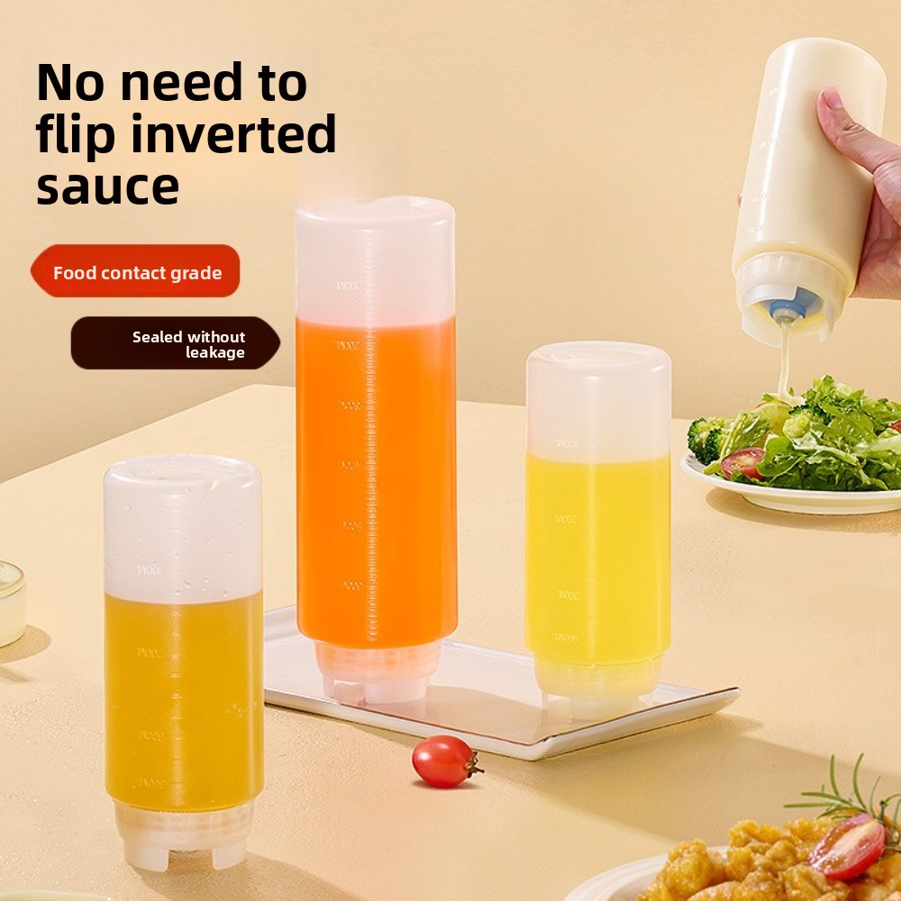Salad Dressing Bottle - زجاجة صلصة قابلة للضغط جديدة بسعة