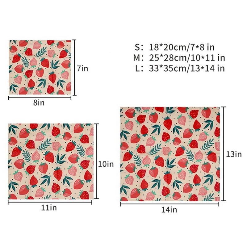 Beeswax Food Wrap - شمع العسل الغذاء التفاف صديقة للبيئة