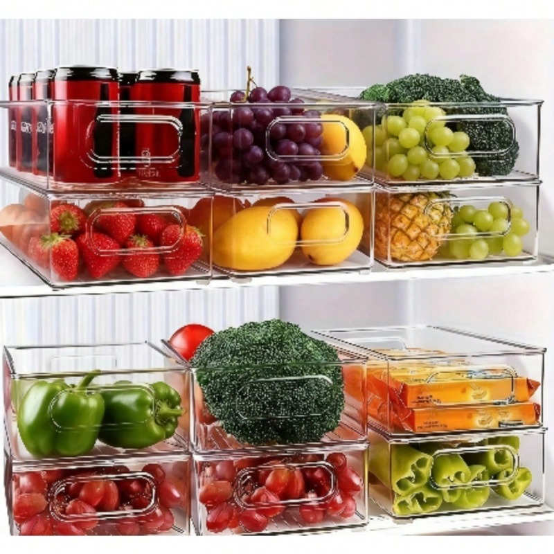 Food Storage In Cabinets - مجموعة تخزين الفواكه البلاستيكية المكونة من