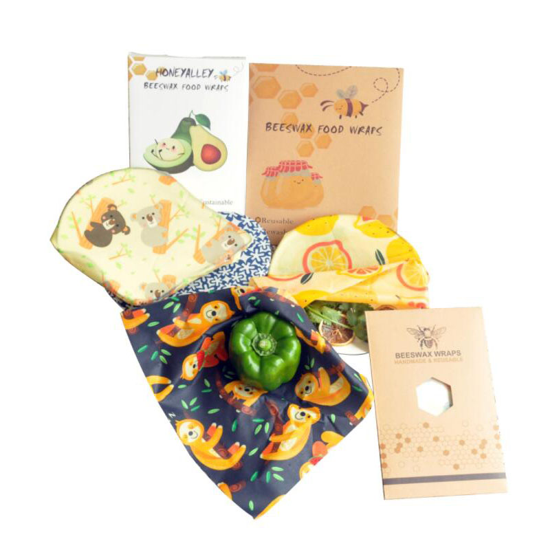 Beeswax Food Wrap - غلاف من قماش شمع العسل العضوي