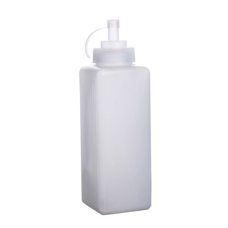 Salad Dressing Bottle - زوج من زجاجات البلاستيك للضغط على