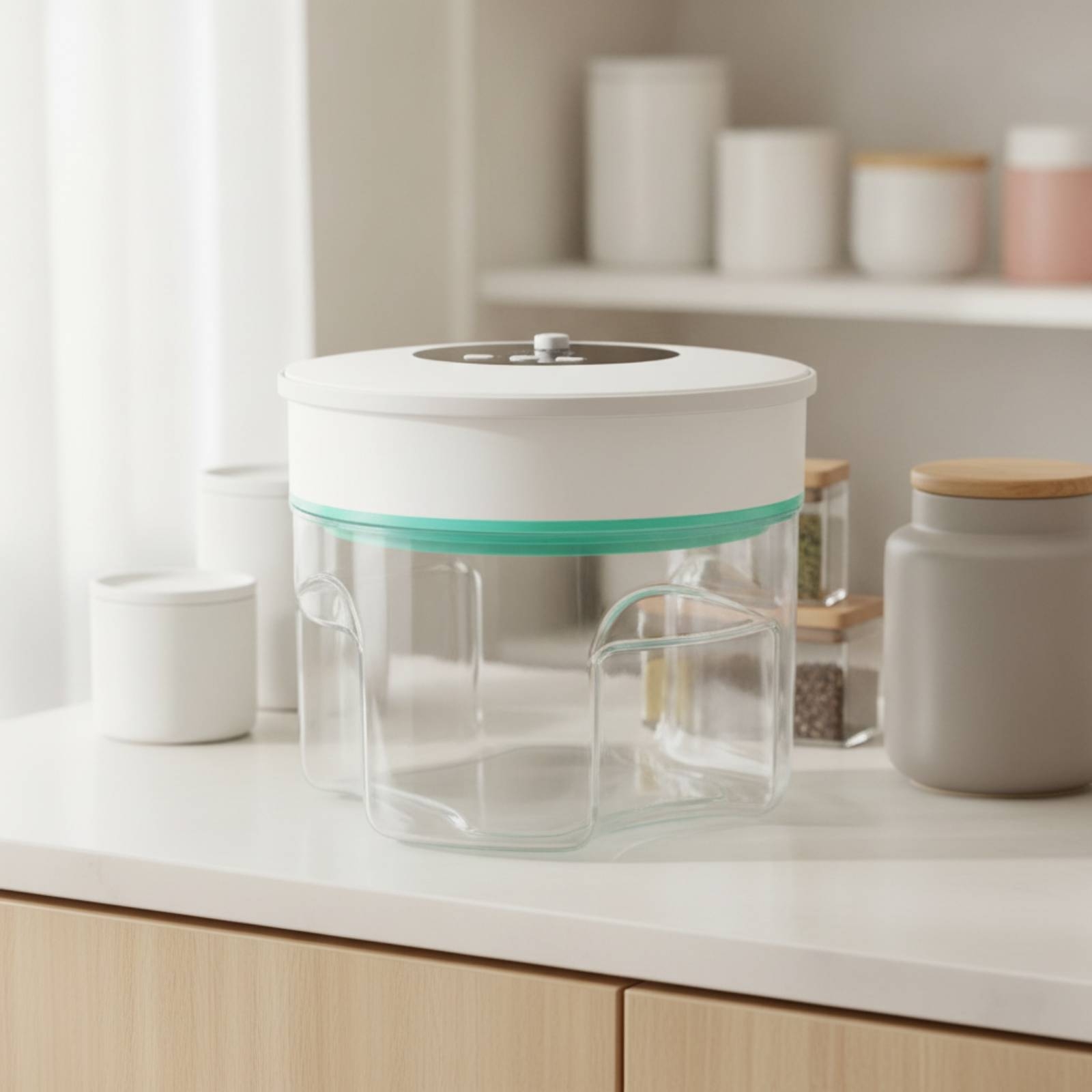 Food Storage Jars Airtight - وعاء تخزين مفرغ الهواء، حاوية طعام