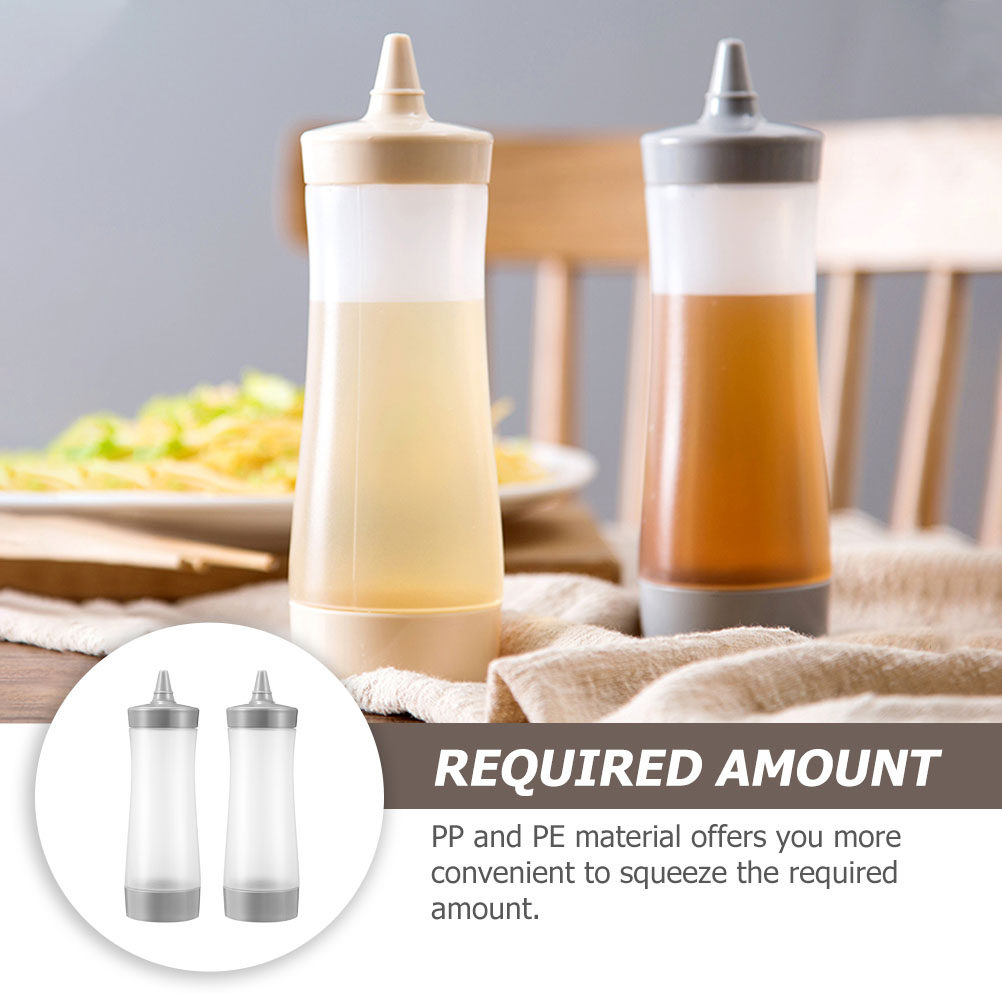 زجاجتان شفافتان قابلتان للضغط  - مراجعة Condiment Squeeze Bottle وسعره