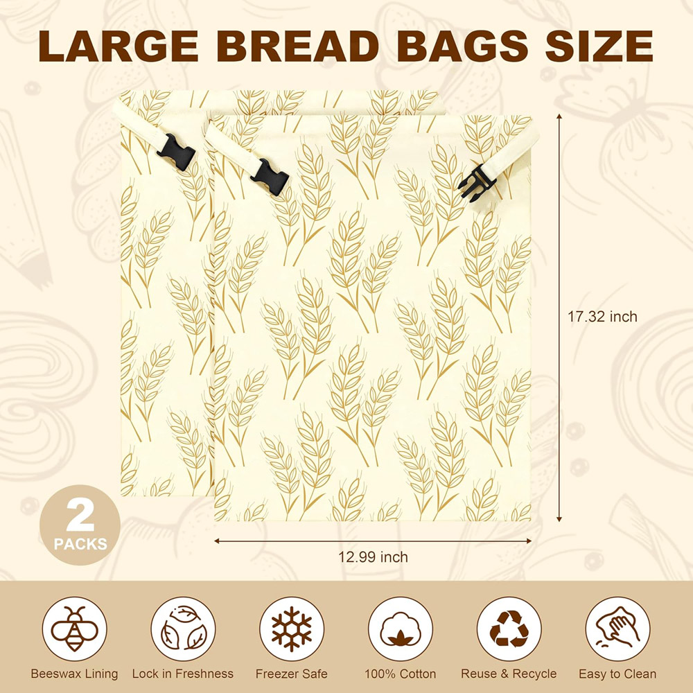 1 قطعة أكياس تخزين طعام قابلة  - مراجعة Beeswax Food Wrap وسعره