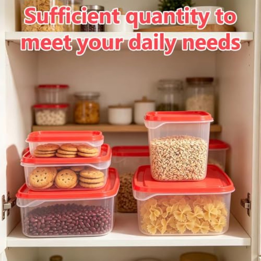 مجموعة تخزين طعام بلاستيكية من - مراجعة Food Storage Plastic Containers With Lids وسعره