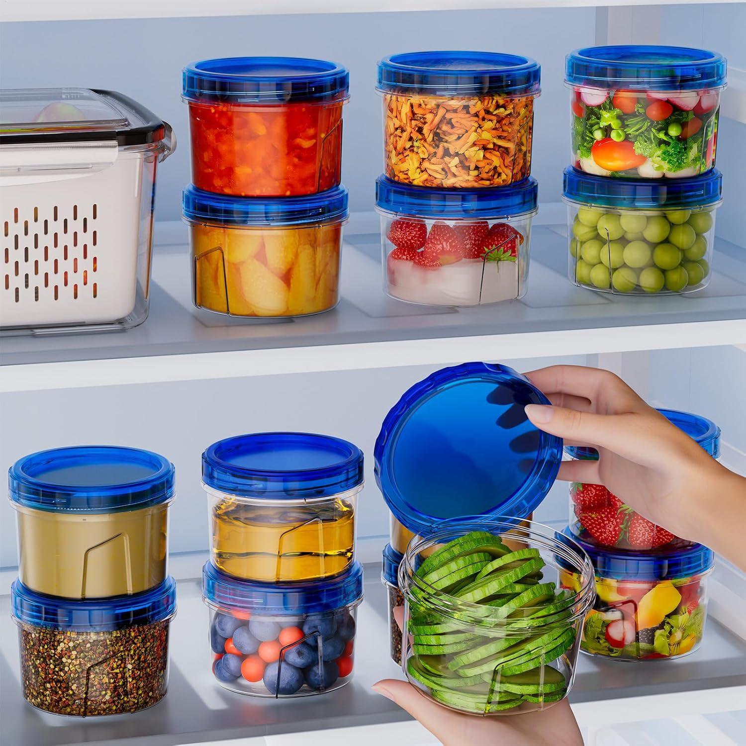 حاويات تجميد لتخزين الطعام، 6  - مراجعة Food Storage Stackable Containers وسعره