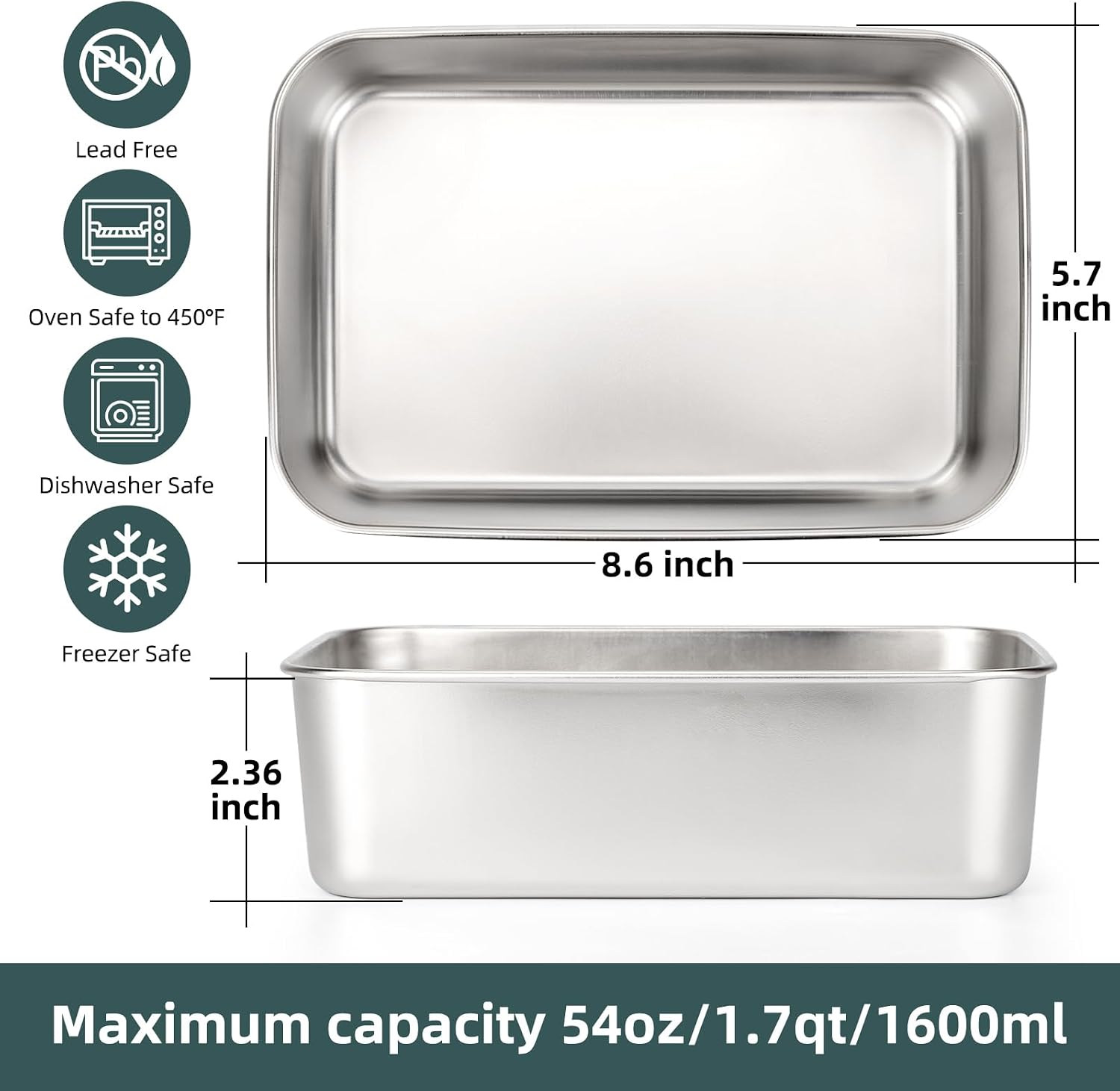 6 عبوات (57 أونصة) من حاويات ت - مراجعة Food Storage Stackable Containers وسعره