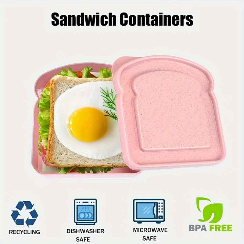 1 قطعة صناديق بينتو ، حاويات ا - مراجعة Food Storage Plastic Containers With Lids وسعره