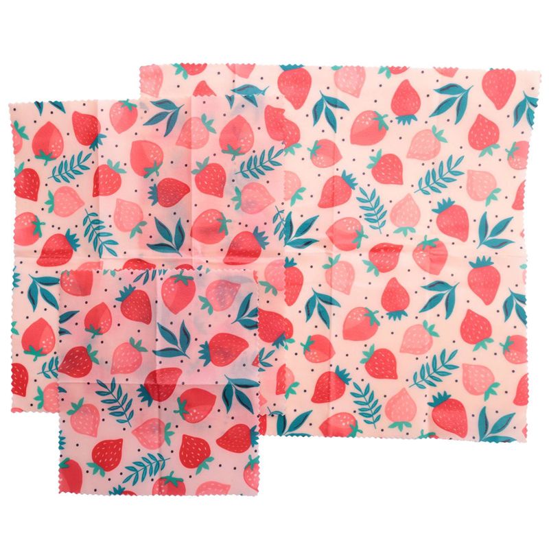 B62B-4Set غطاء قماشي من شمع ال - مراجعة Beeswax Food Wrap وسعره