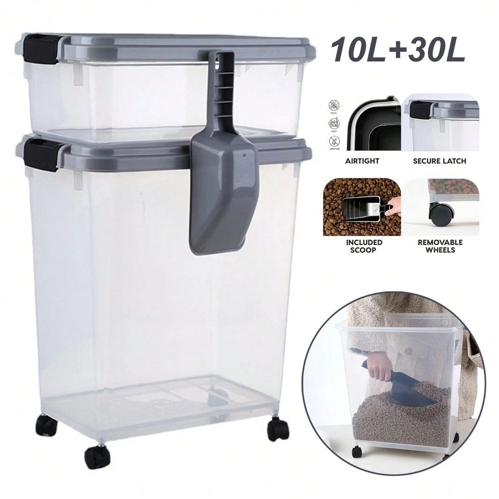 حاوية تخزين طعام، سعة 30 رطل و - مراجعة Food Storage Stackable Containers وسعره