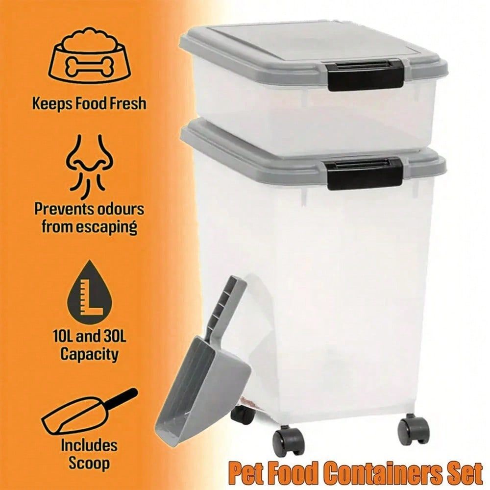 حاوية تخزين طعام، سعة 30 رطل و - مراجعة Food Storage Stackable Containers وسعره