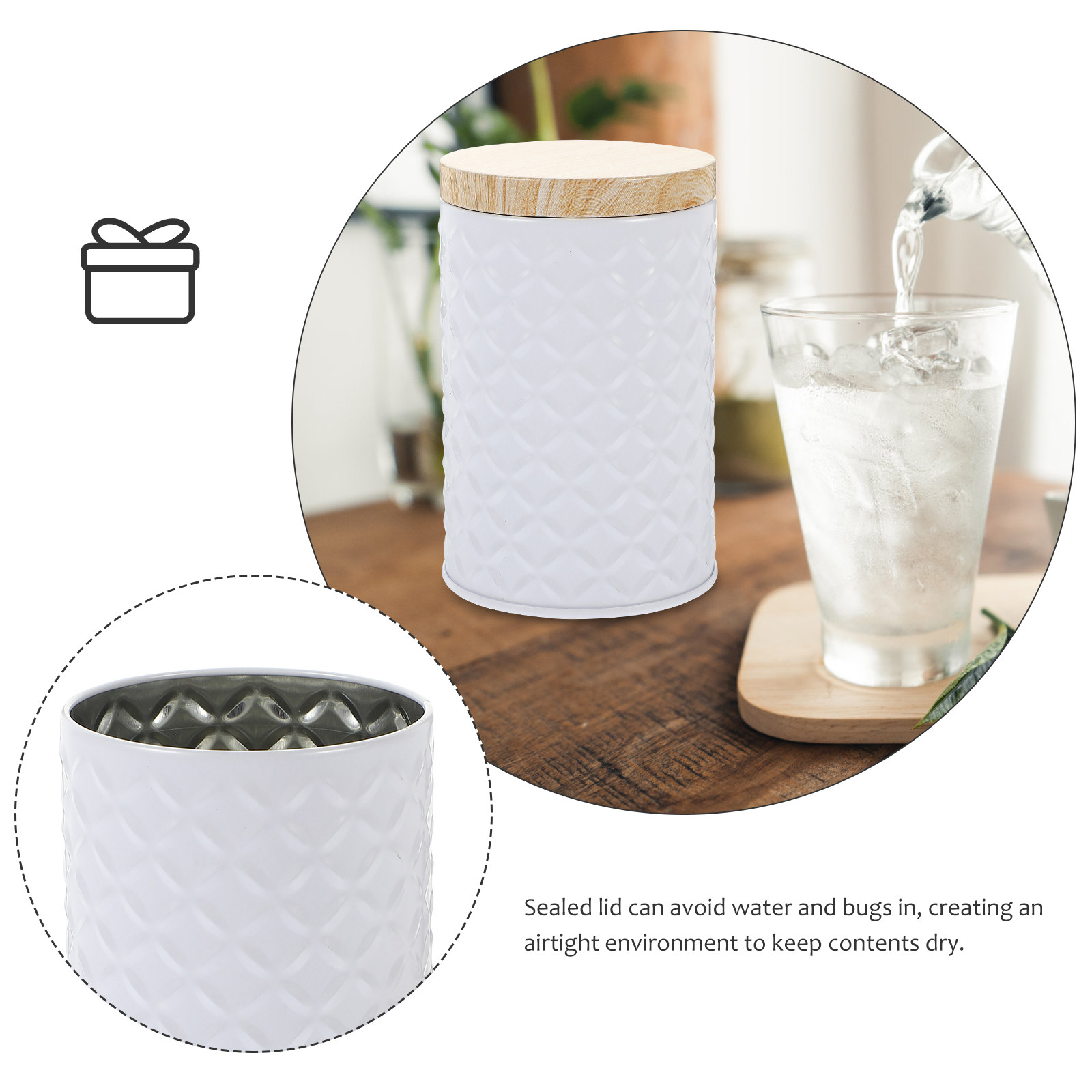 علبتان تخزين من الصفيح الغذائي - مراجعة Food Storage Canister وسعره