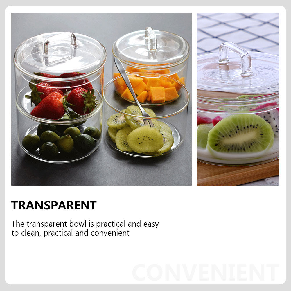 طقم وعاء تخزين زجاجي شفاف للسل - مراجعة Food Storage Stackable Containers وسعره