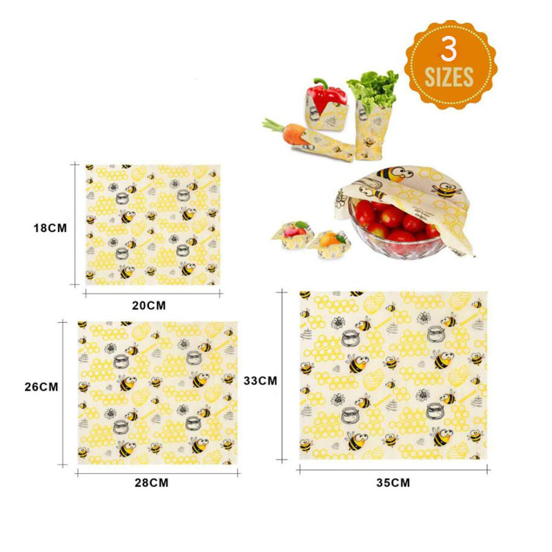 غلاف من قماش شمع العسل العضوي  - مراجعة Beeswax Food Wrap وسعره