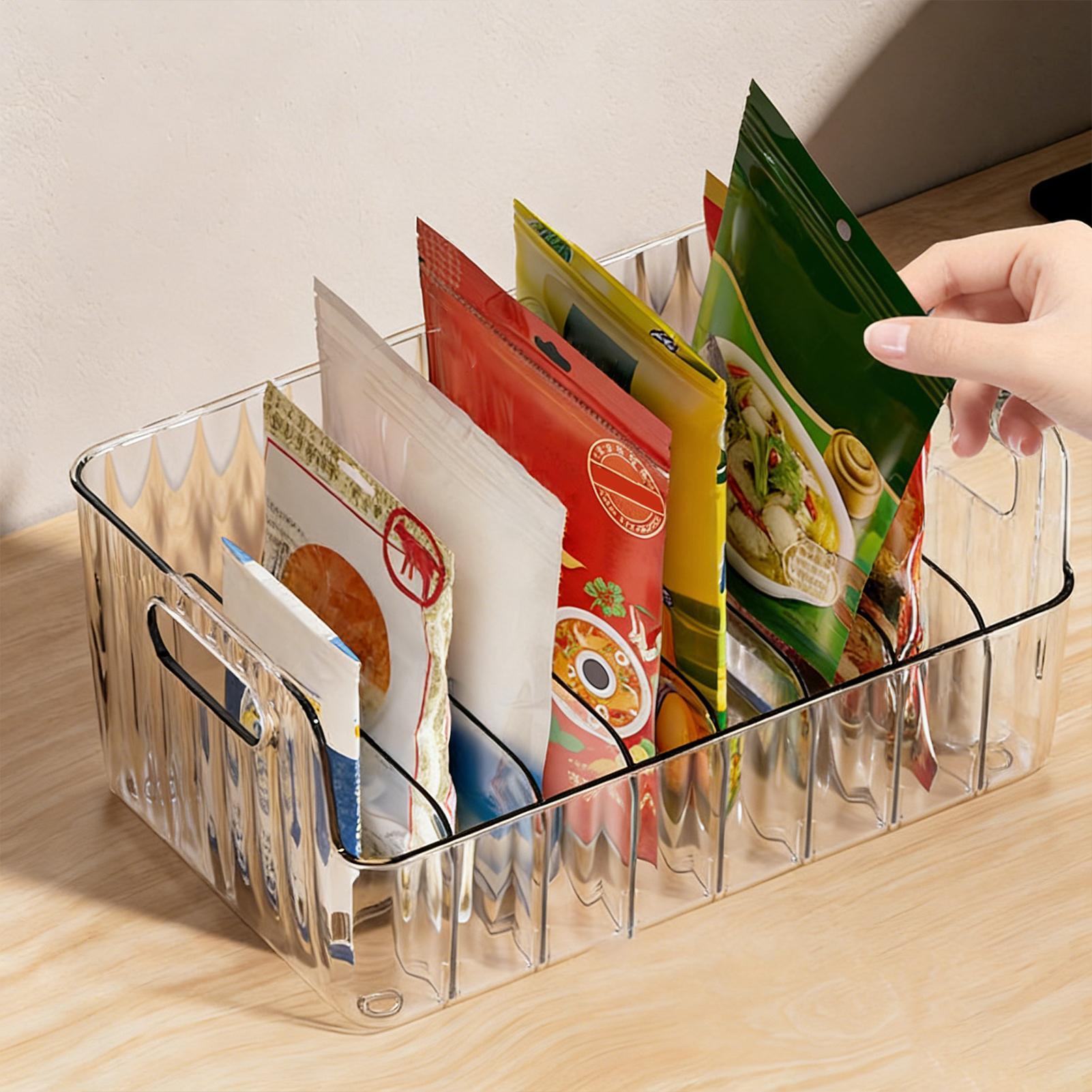 رف توابل شفاف مقسم، صندوق تخزي - مراجعة Food Storage In Cabinets وسعره