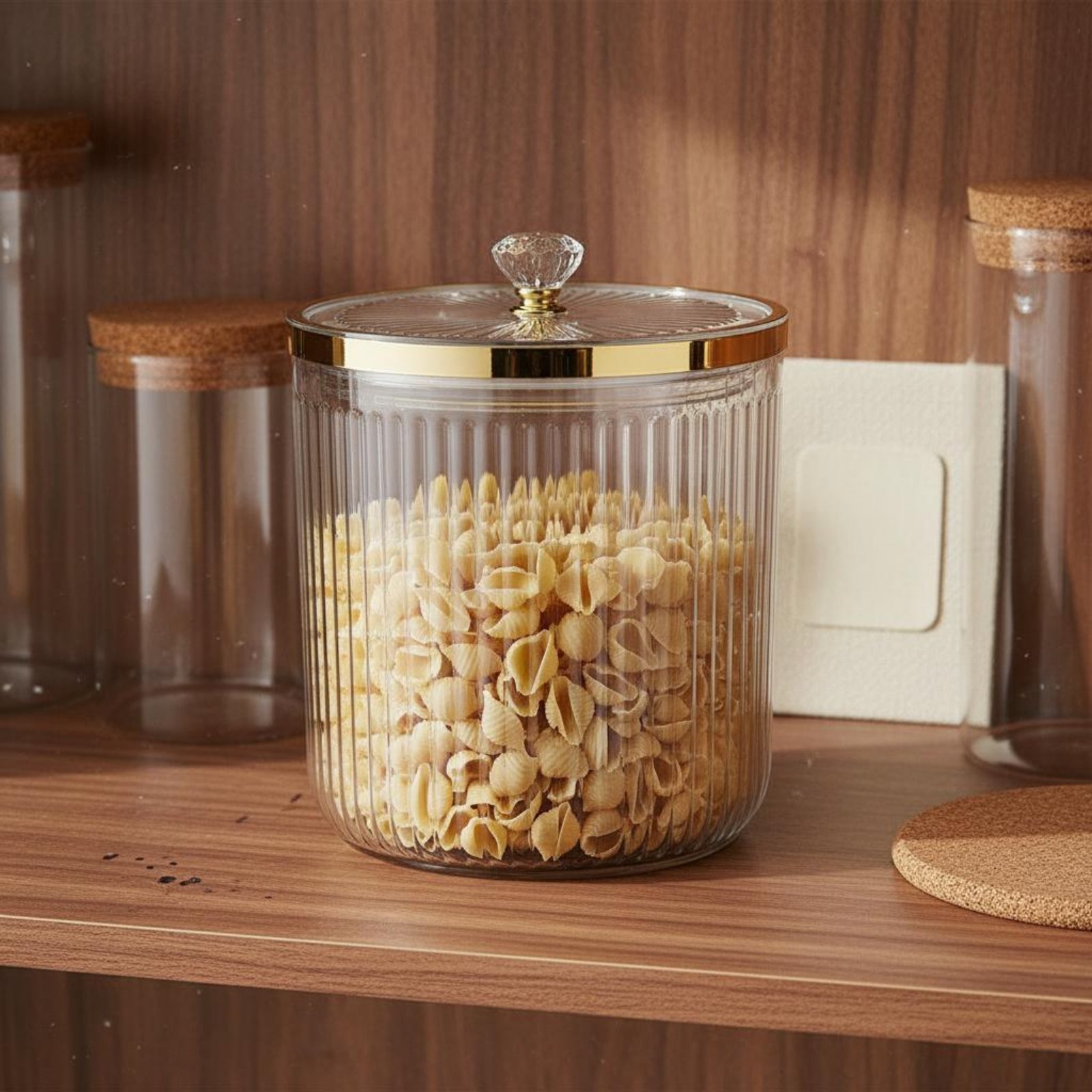 حاوية تخزين الطعام الجاف بتصمي - مراجعة Food Storage Jars Airtight وسعره