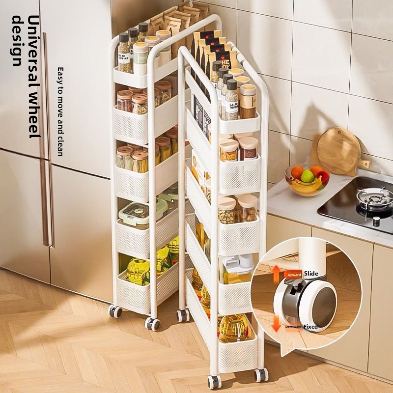 رف شق المطبخ من الفولاذ المقاو - مراجعة Food Storage In Cabinets وسعره