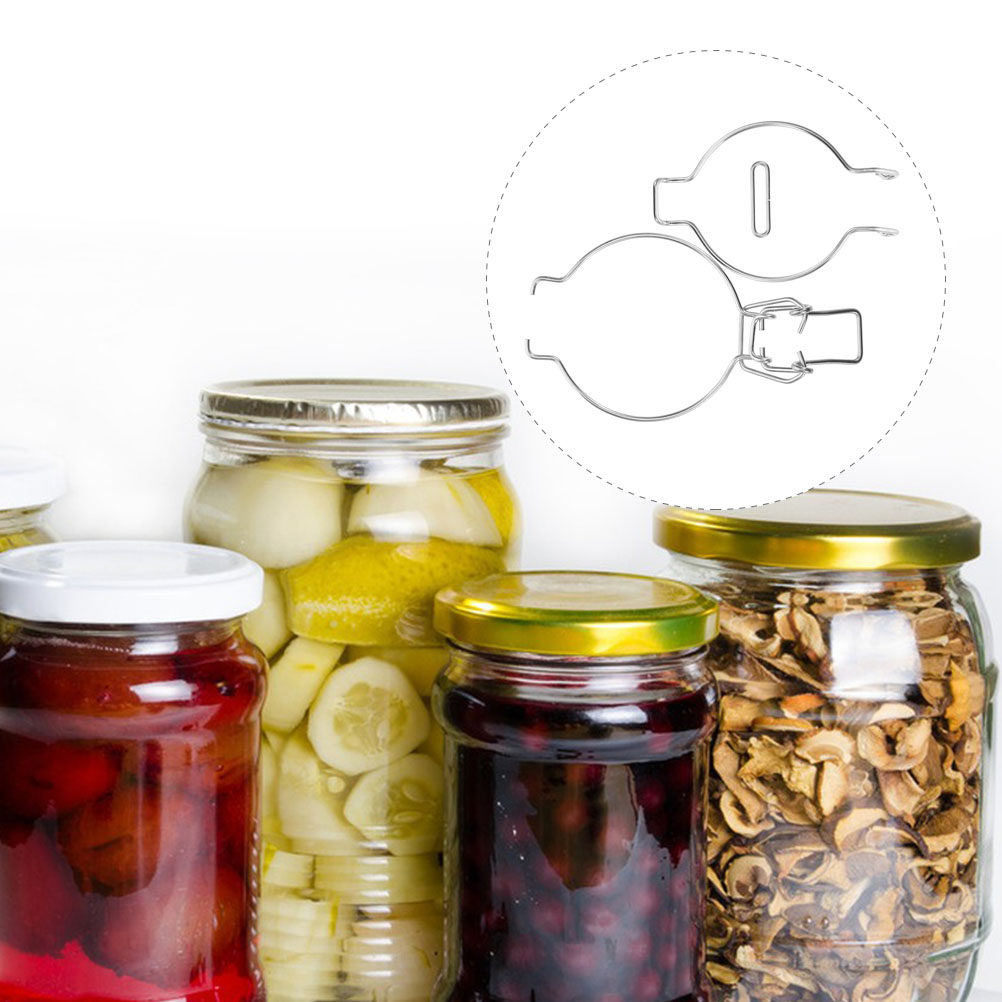 12 قطعة مشابك سلكية للبرطمانات - مراجعة Food Storage Canister وسعره