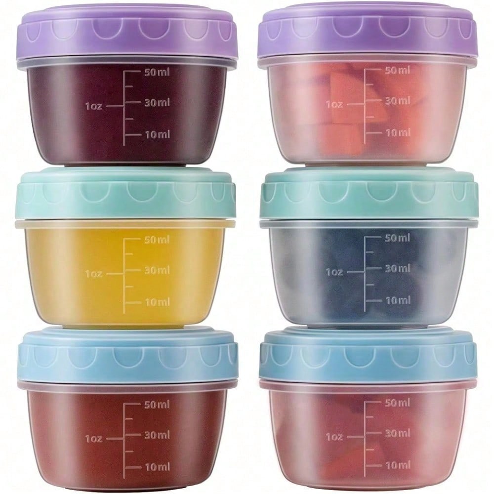 1-6 عبوات من حاوية تزيين السلط - مراجعة Salad Dressing Bottle وسعره