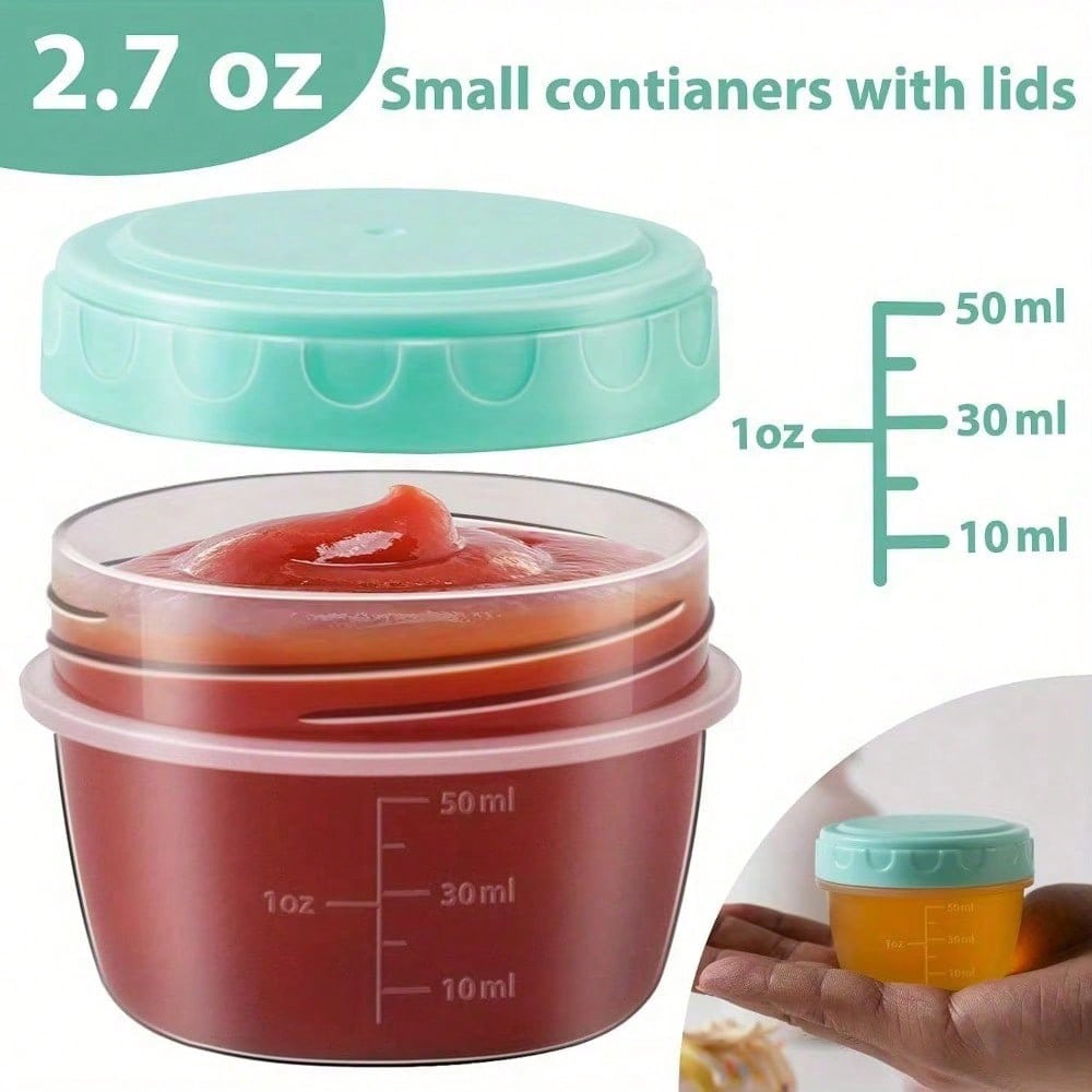 1-6 عبوات من حاوية تزيين السلط - مراجعة Salad Dressing Bottle وسعره