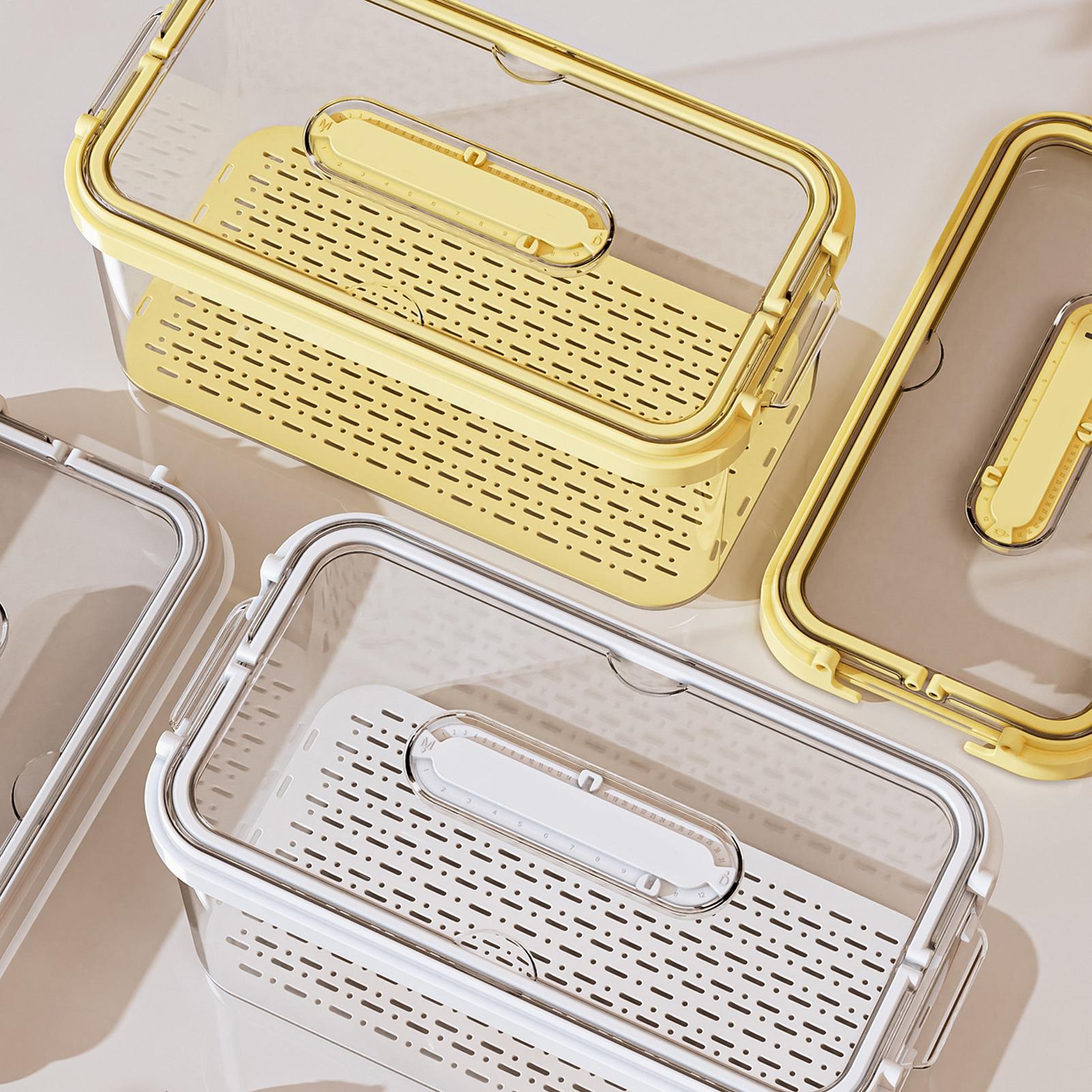 حاويات تخزين الطعام في الثلاجة - مراجعة Food Storage Stackable Containers وسعره