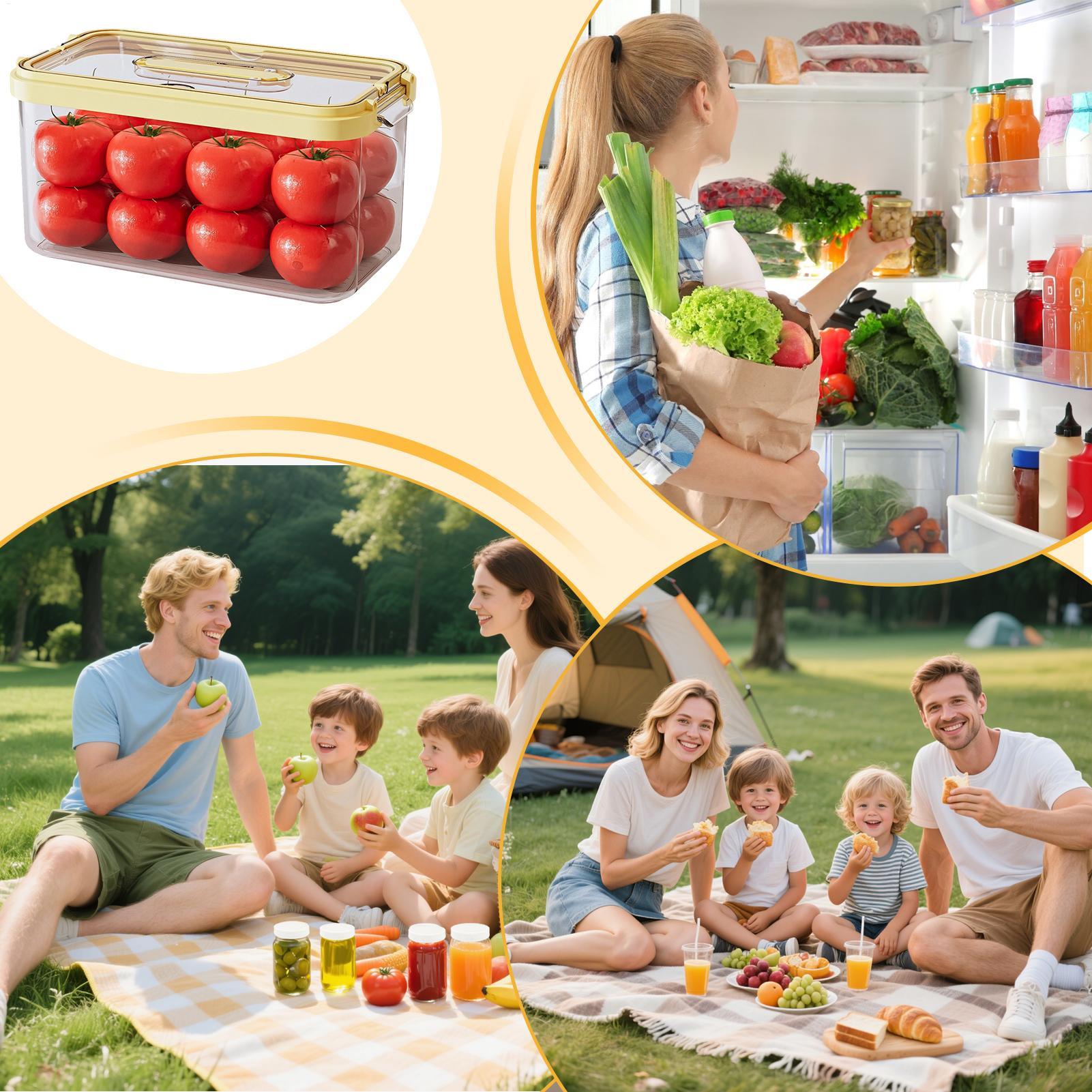 حاويات تخزين الطعام في الثلاجة - مراجعة Food Storage Stackable Containers وسعره