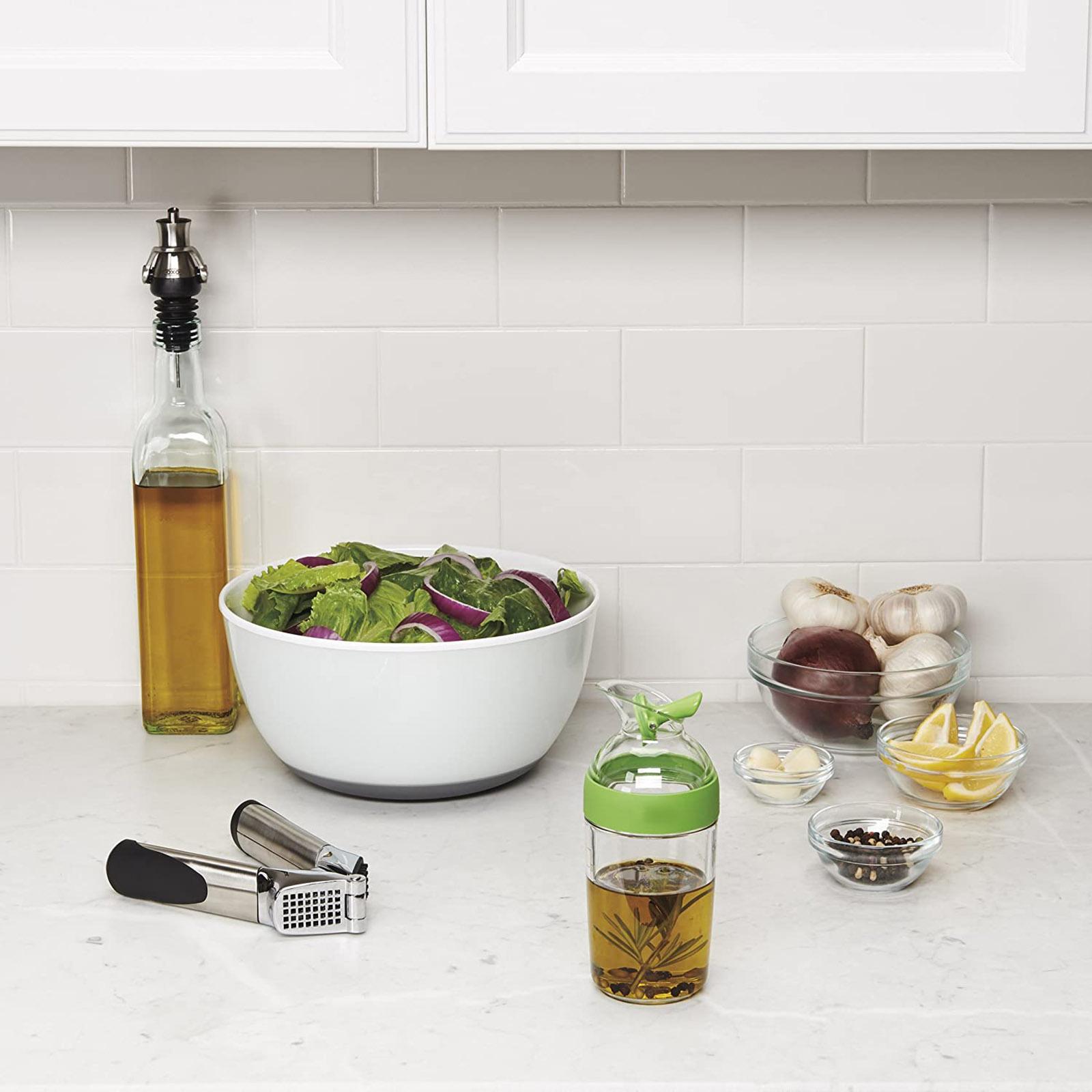 زجاجة بلاستيكية يدوية الصنع لخ - مراجعة Salad Dressing Bottle وسعره