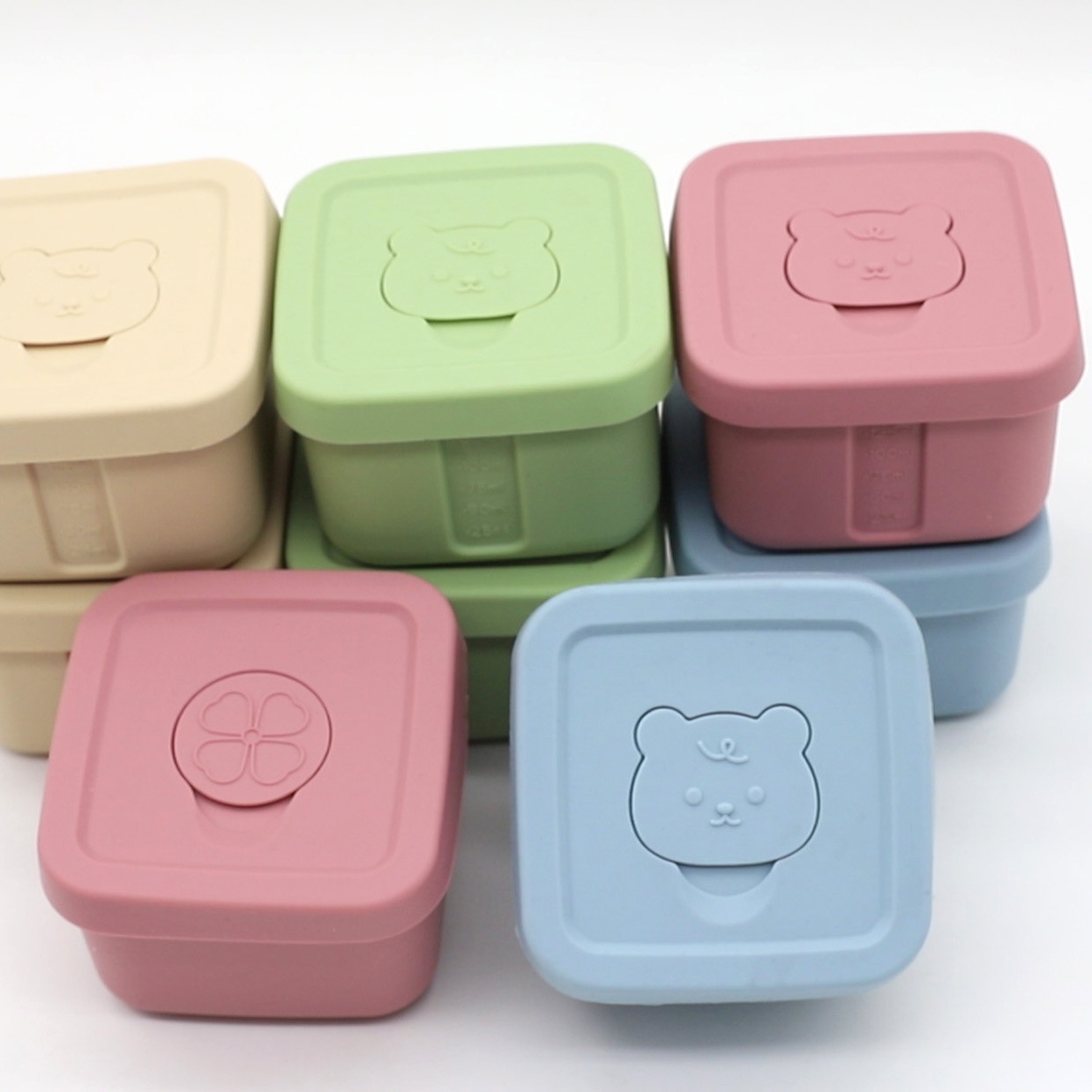 صندوق مكملات غذائية من السيليك - مراجعة Food Storage Silicone وسعره