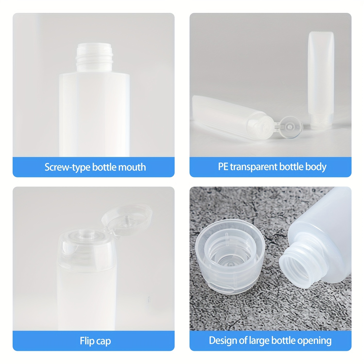 10 قطع من زجاجات بلاستيكية فار - مراجعة Condiment Squeeze Bottle وسعره